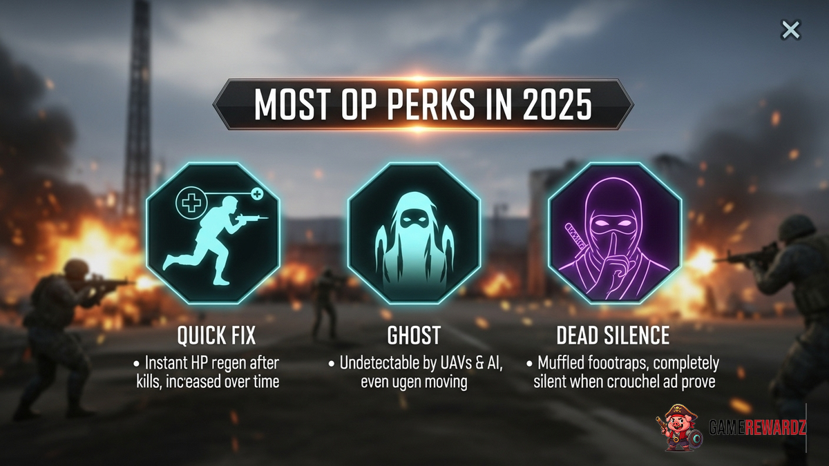COD Mobile Most OP Perks in 2025